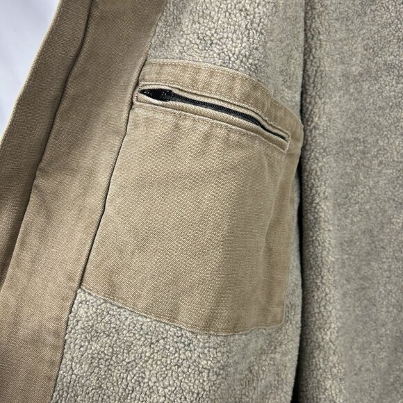 Carhartt Jacket C61 FRB Men 3XL TALL Sherpa Lined Sandstone Ridge Brown Duck VTG - Picture 15 of 16